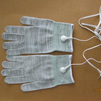 China Reusable TEN Massage Beauty Electric Facial Gloves for sale