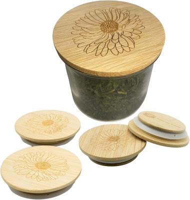 China Non Spill Wooden Candle Lids Custom Candle Lid Cover For Candle Jar for sale