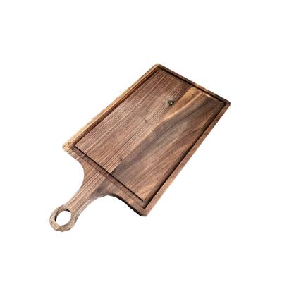 China Irregularity Design Sustainable Creative Kitchen Tools Vegetable Serving Wooden Cutting Board for sale