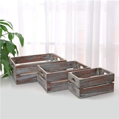 China China Wholesale Customized Multifunctional Storage And Classification Wooden Crates for sale