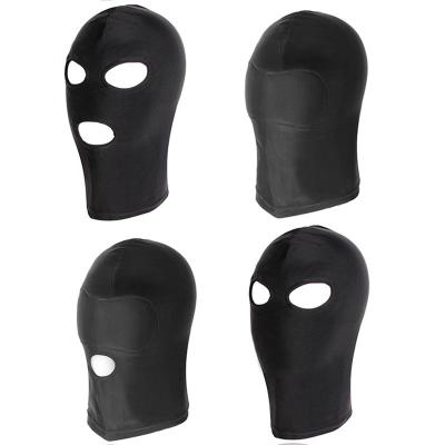 China Washable Spandex Black SM Headgear Roleplay masks For Roleplay Costume Parties for sale