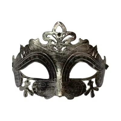 China Silver And Gold Masquerade Party Decorations Antique Gladiator Masks / Plastic Face Masks for sale