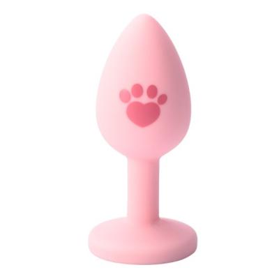 China Cute Cat'S Pawn On Silicone Anal Toys Butt Plugs Toys For Women Masturbation Pleasure for sale