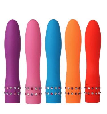 China 4 Inch Strass Vibrator Water Proof Wireless Vibrator For Adult Female Toys for sale