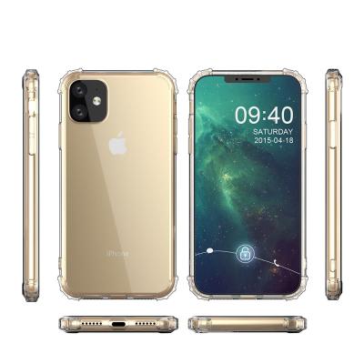 China Fashion Clear 1.5MM Pro Max Custom Phone Covers Shockproof Phone Cases For iPhone 11 for sale