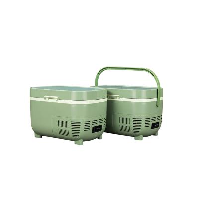 China Mini Beauty Fridge Compressor Cosmetics Skin Care Mobile Cooler Box DC 12v 24v Small Cooler Refrigerator for sale