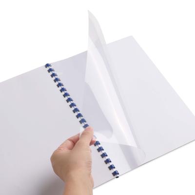 China Plastic A4 Clear Plastic Sheet PVC Sheet Binding Transparent Cover for sale