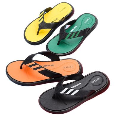 China 2021 Fashion Trend Summer New Flip Flops Men's Slippers Wear Beach Men's Sandals for sale