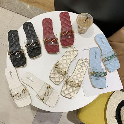 China Fashion trend fashion indoor and outdoor non-slip masonry sandals women's decorative slippers for sale