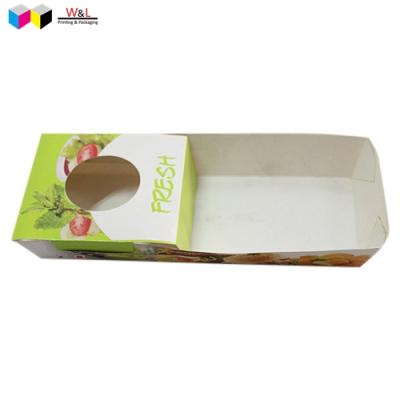 China Recyclable Paper Boat Tray For Movie Food Tray Box Nachos Tray With Dip Container for sale