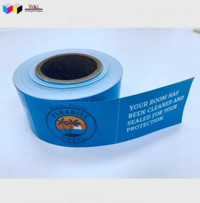 China Orange Waterproof Bopp PE Vinyl Paper Turnaround Pepper Sauce Label Roll Label Hotel Room Ticket Label for sale