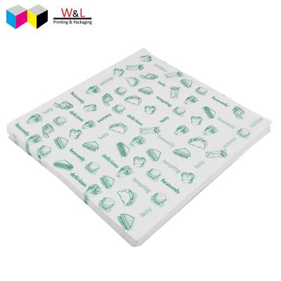 China Parchment Food Grade Food Parchment Hot Burger Sandwich Food Wrapping Paper for sale