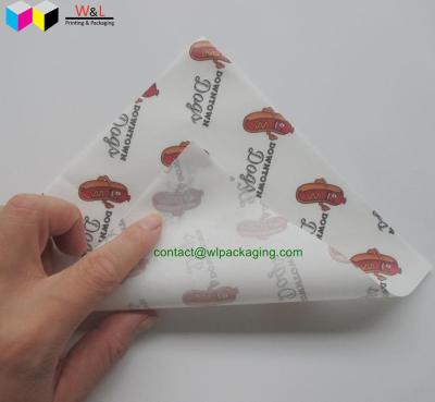 China Parchment Parchment Baking Hamburger Sandwich Cake Churros Hamburger Fries Potato Bread Baking Hot Dog Shawama Food Wrapping Paper for sale