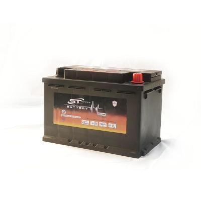 China Starting Battery Brands New Design 12v 75Ah Maintenance Free Korean Car Battery for sale