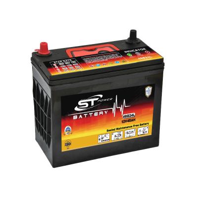 China Starting Battery 12V45Ah N45MF Car Battery For High Performance Wholesaler Low Temperature Maintenance Free Start for sale