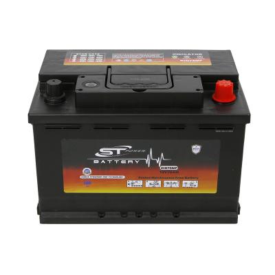 China Starting High CCA DIN75 12V 75Ah Auto Battery Maintenance Free Car Battery for sale