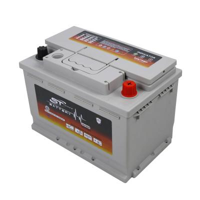 China Starting Battery Total Capacity VW12 DIN60 12V 60Ah Maintenance Free Car Battery for sale