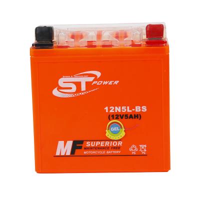 China Starting Battery High CCA And Maintenance Free High Weight 12V 4ah Motorcyle Battery GTZ5S&YTX4L for sale