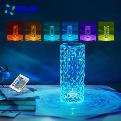 China Hot Sale Modern Acrylic Table Base LED Lampshade Living Room Decor Night Light Acrylic Transparent Light for sale