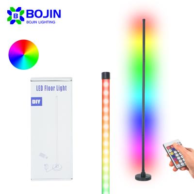 China New Product Atmosphere RGB Floor Light Decorative Creative Aluminum USB Charging LED Night Light for sale