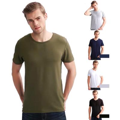 China Wholesale Custom Elastane QUICK DRY T-shirts Plain Soft Dry Fitness Training Men White T Shirt for sale