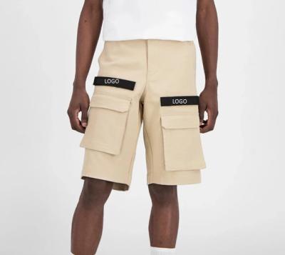 China Latest Fashion 98% Cotton 2% Elastane Classic Plain Anti-wrinkle Mens Cargo Shorts For Men for sale