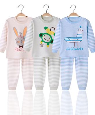 China Breathable Children Clothing 2021 Children Two Piece Sets New Design Boys Pajamas Kids Wear Boys Clothing Sets Children Pajamas for sale