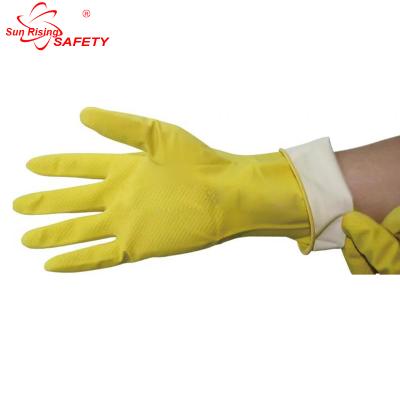 China SRSAFETY Long Wash Gloves Dish Wash Waterproof Latex Gloves for sale