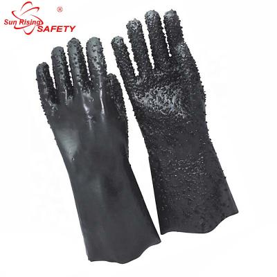 China Long Cuff PVC Glove SRSAFETY Fishing Use PVC Gloves In Different Length Anti Water Safety Gloves for sale