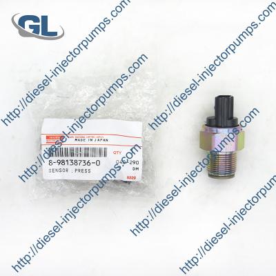 China Genuine common rail pressure sensor 499000-6310 8981387360 8-98138736-0 for ISUZU for sale