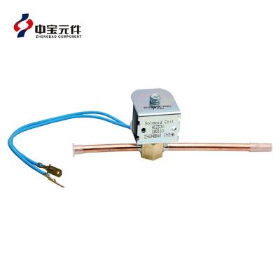 中国 Factory Directly Sale Mini Refrigeration System Parts General Flow 180 Degree Angle Cheap Solenoid Valve 販売のため