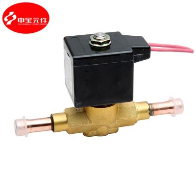 中国 General Easy Replacement for Body Parts Two Way Mini Solenoid Refrigent Valve Control 販売のため