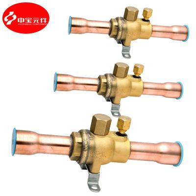 China Good Quality Directional Bathroom Brass Ball Valve Wide Open Or Narrow Valve Heat Pump Room Te koop