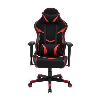 China Custom Logo PU Gaming Chair PC Gaming Computer Chair Office Leather Swivel Chair (Height)Adjustable Custom Logo for sale