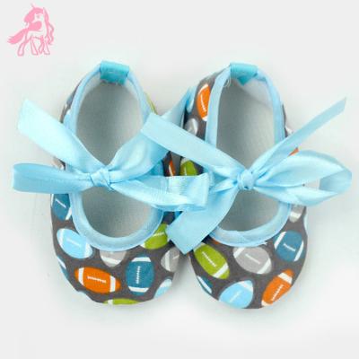 China Hot Seller Cheap Cotton Fabric Infant Baby Soft Sole Shoes Newborn Infant Baby First Walker Lovely Shoes for sale