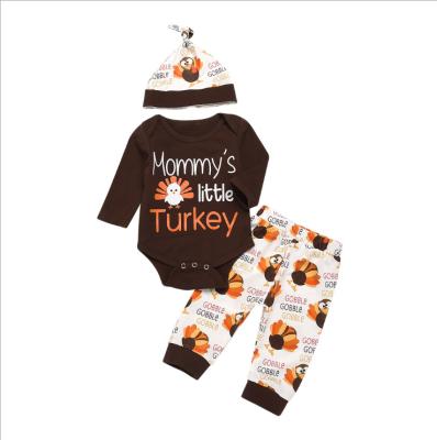 China Breathable baby turkey outfit for thanksgiving day for sale