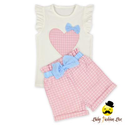 China 66TQZ439 Yihong Breathable Vest Tank Top Kids Valentine Girls Clothing Easter Baby Smocked Outfit Sets for sale