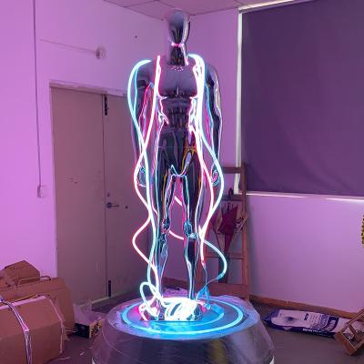 China China 2023 3D Simulation Statue Printing 3d Man Electroplating Props In Sculpture Custom High-precision Portrait Artwork for sale