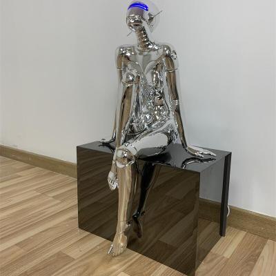 China New China 2023 3d Printing Statue 3D Simulation Electroplating Man In Sculpture Custom High-precision Portrait Artwork for sale