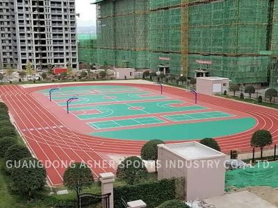 中国 Easy Installation Tartan Running Track Smooth Surface Customized Thickness 販売のため