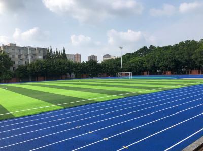 China Full PU Synthetic Athletic Track System 13mm 15mm 20mm Durable High Friction And More zu verkaufen