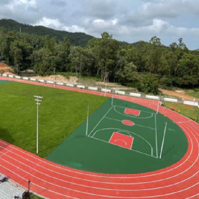 China High Friction IAAF Running Track For Bituminous Concrete Base Free Sample zu verkaufen