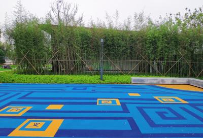 中国 Colorful EPDM Rubber Running Track With Easy Installation Slip Resistant Surface UV Resistant 販売のため