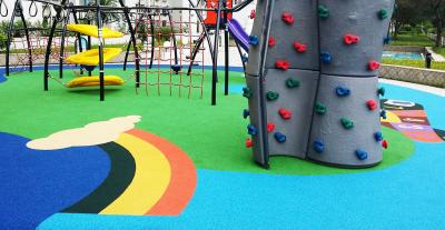 Κίνα Customized EPDM Rubber Running Track Excellent Flexibility Slip Resistance Many Colors Available προς πώληση