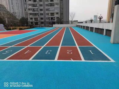 China Synthetic Rubber Running Track Easy Installation Excellent Slip Resistance UV Resistance zu verkaufen