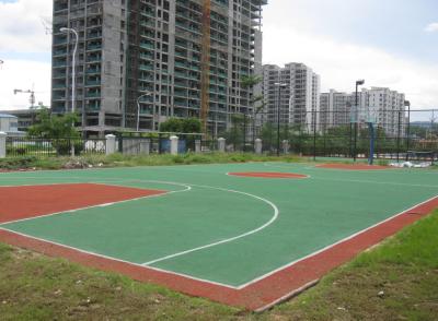 China Customized EPDM Rubber Running Track Surface Excellent Shock Absorption / Slip Resistance for sale