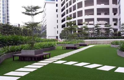 China 8 Year Life Artificial Grass Turf For Serene Outdoor Spaces 40mm Landscaping Synthetic Turf à venda