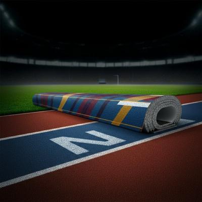 China IAAF Approved Shock Absorption Tartan Running Track for sale