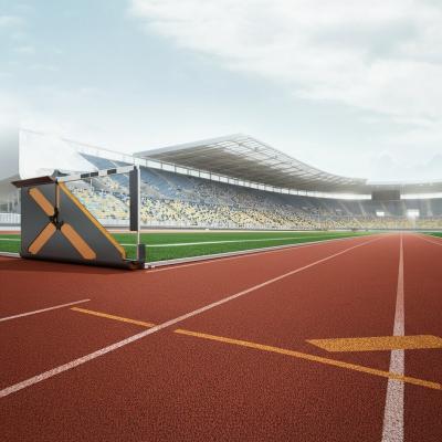 Chine Piste de course certifiée IAAF avec une meilleure friction et absorption des chocs à vendre