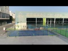 Customizable Color Artificial Grass  Padel Tennis Courts Lawn With Visible Court Lines And Standards